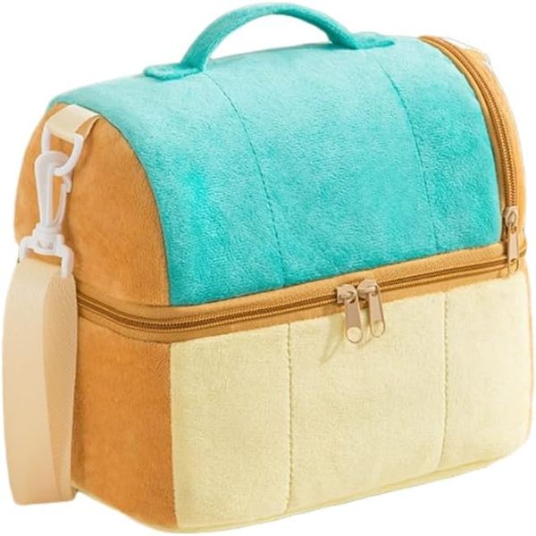 Classic Plush Lunch Bag Green