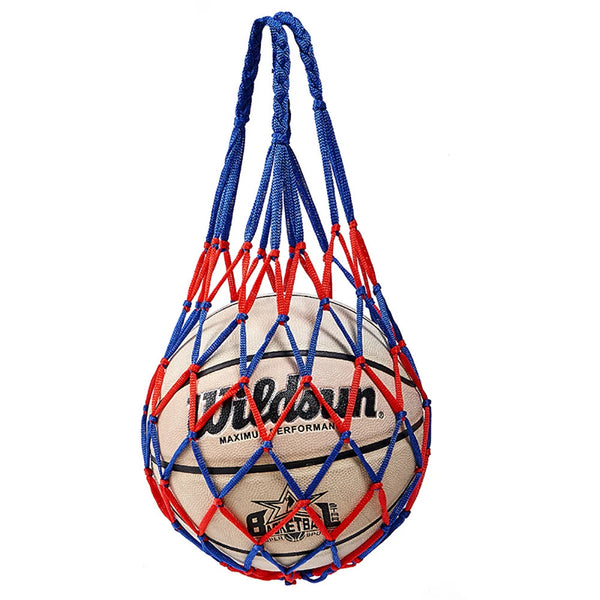 Nylon Ball Carry Bag Red-Blue