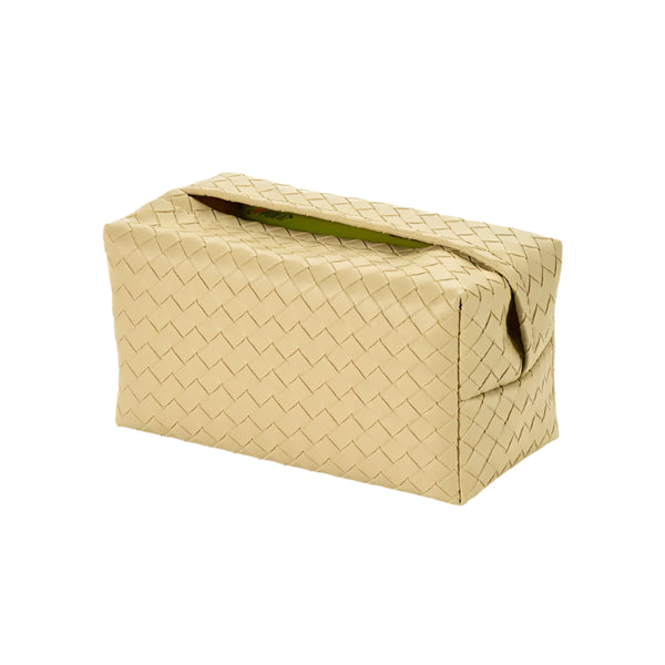 Hearthside Woven Tissue Box Cover Apricot