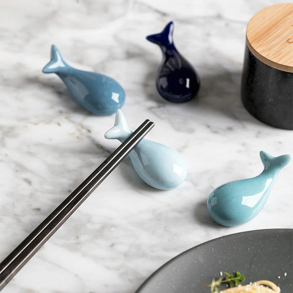 Creststone Whale Chopstick Rest Set
