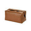Hearthside Woven Tissue Box Cover Brown