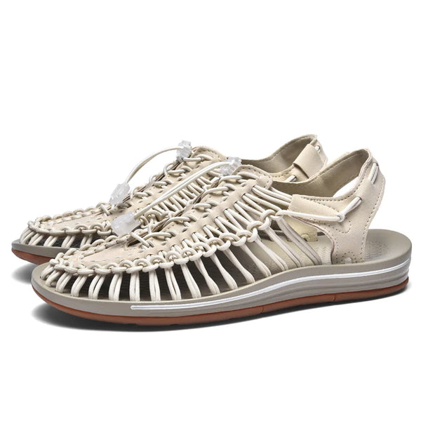 Ronex Mesh Sandals Beige / 7