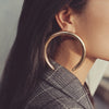 Crescent Hoop Earrings
