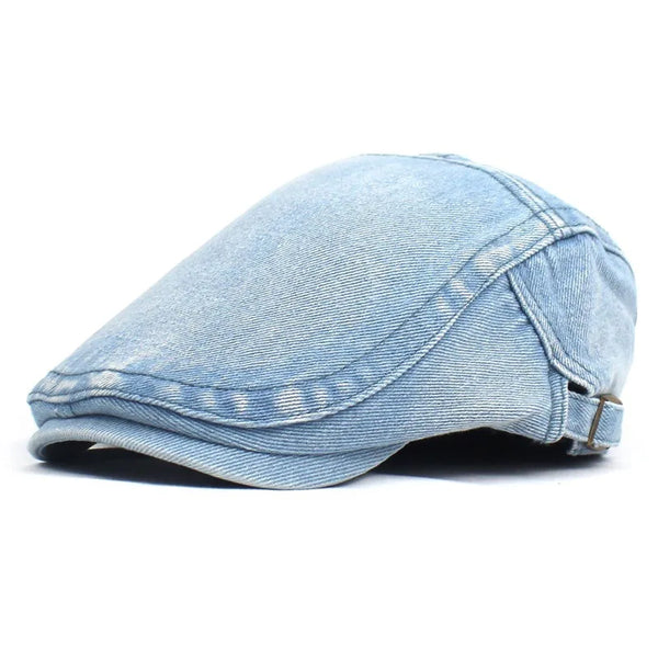 Denim Ivy Cap Sky Blue