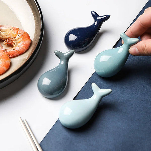 Creststone Whale Chopstick Rest Set