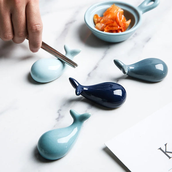 Creststone Whale Chopstick Rest Set