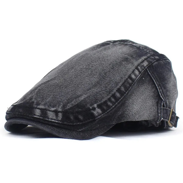 Denim Ivy Cap Black