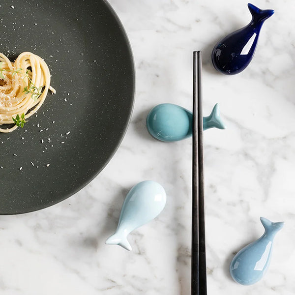 Creststone Whale Chopstick Rest Set
