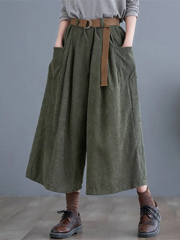 Classic Corduroy Palazzo Pants