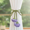 Woven Floral Curtain Tieback