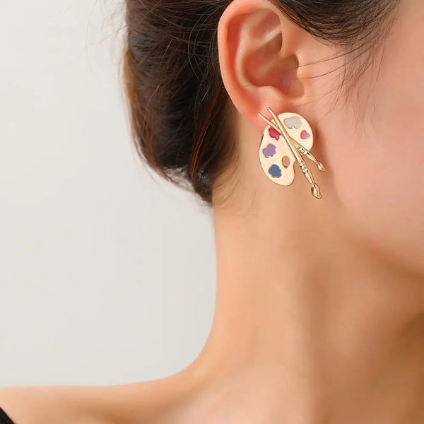 Paint Palette Earrings