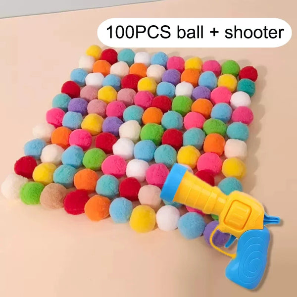 Happy Tails Cat Ball Launcher Toy 100 Balls