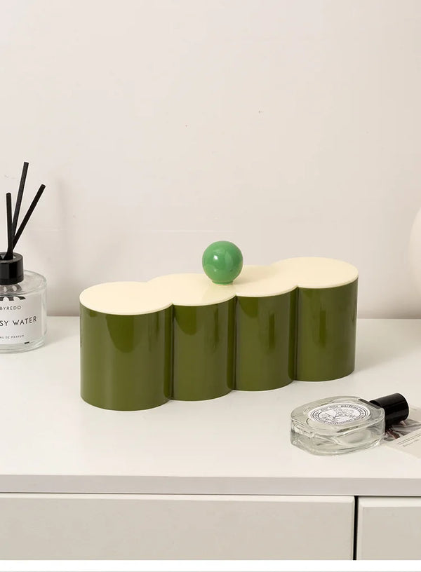 Cloud Pop Vanity Organizer Green
