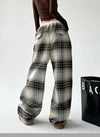 Slow Mornings Plaid Trouser