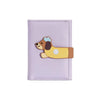 Dachshund Snap Wallet Purple