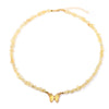 Natural Butterfly Gem Necklace Citrine