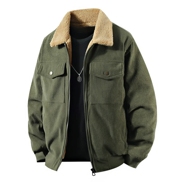 Cordonel Jacket Army green-9986 / 4XL