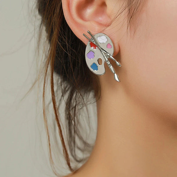 Paint Palette Earrings