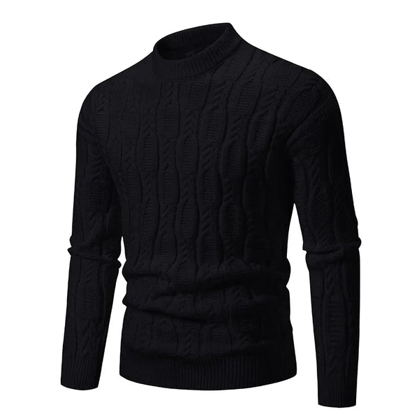 Heritage Cable-Knit Sweater Black / S