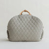 Happy Tails Quilted Carrier Bed Gray