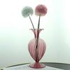 Vintage Glow Glass Vase Pink