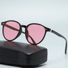 Heritage Vintage Oval Frame Sunglasses Pink