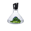 Iceberg Crystal Decanter Green