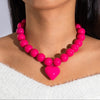 Glossy Love Choker Pink