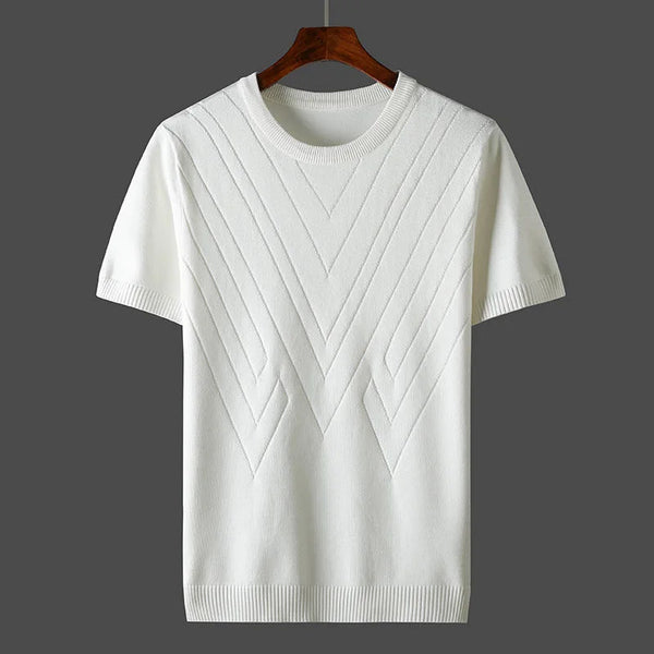 Drevan Knit Tee White / XS