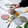 Boho Chic Mandala Coaster Set