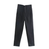 Lennox High-Waist Trousers Black / XS