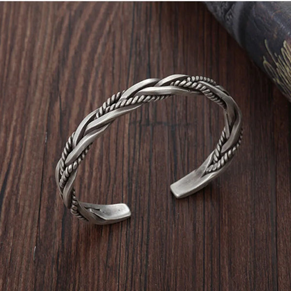 Titan Craft Twisted Sterling Cuff
