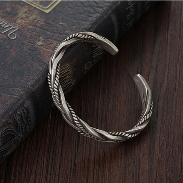 Titan Craft Twisted Sterling Cuff