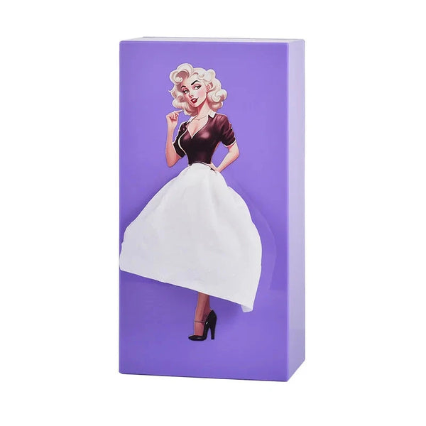 Velvia Tissue Dispenser Purple