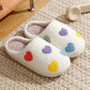 Cozy Hearts House Slippers Rainbow / 5