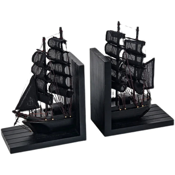 Nautical Voyage Ship Bookends