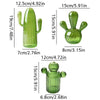 Cactus Glass Vase Set