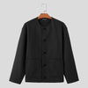 Pocketed Cardigan Jacket Black / XS