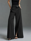 Signature Wide-Leg Pants Black / S