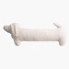 Dachshund Daydream Pillow White
