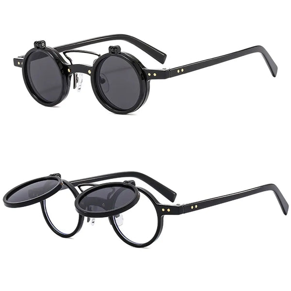 Edison Flip-up Sunglasses All Black