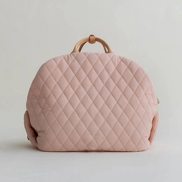 Happy Tails Quilted Carrier Bed Pink