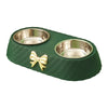 Happy Tails Chateau Pet Bowl Green
