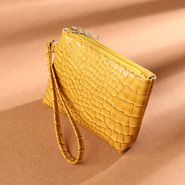 The Frame Wristlet Yellow
