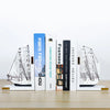 Nautical Voyage Ship Bookends