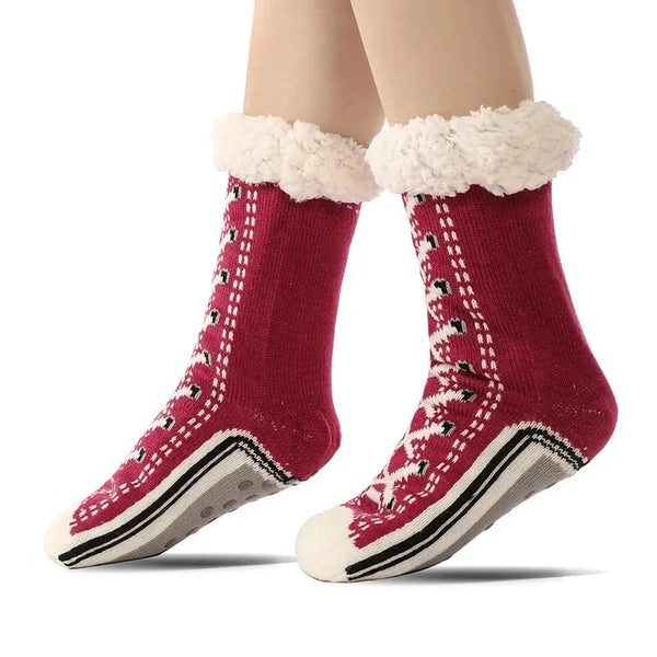 Tensa Sneaker Socks Burgundy