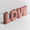 Nordic Ceramic Love Letters Vase Set (4 pcs)