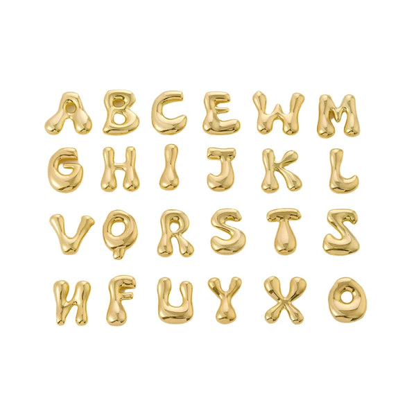 Golden Pop Letter Pendant