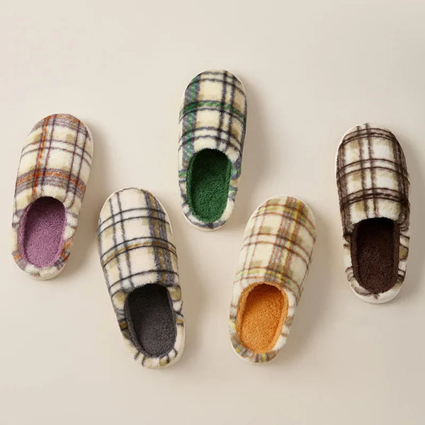 Hearth Plaid Slippers