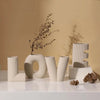 Nordic Ceramic Love Letters Vase Set (4 pcs)